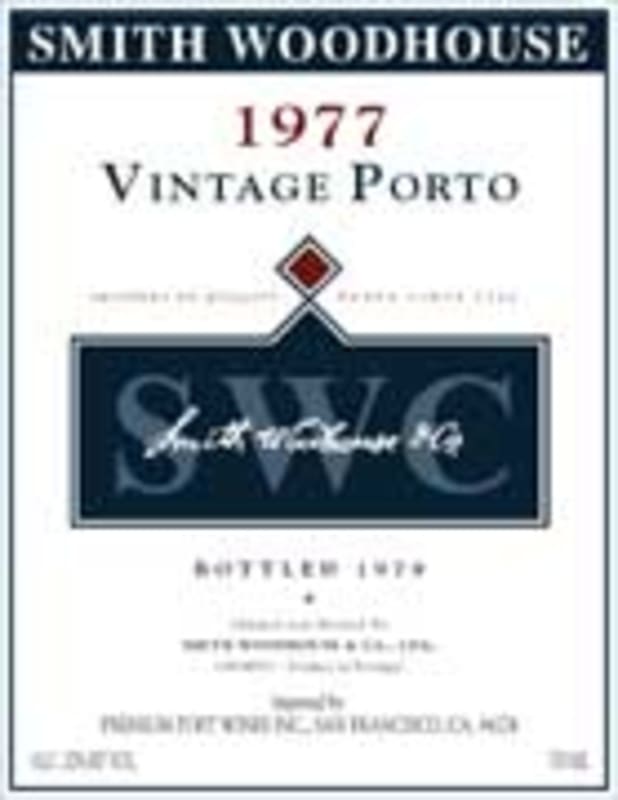 Smith Woodhouse Vintage Port 1977 Front Label