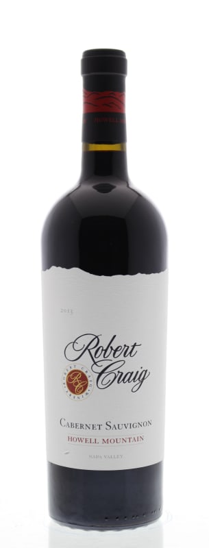 Robert Craig Cellars Howell Mountain Cabernet Sauvignon 2013 Front Bottle Shot