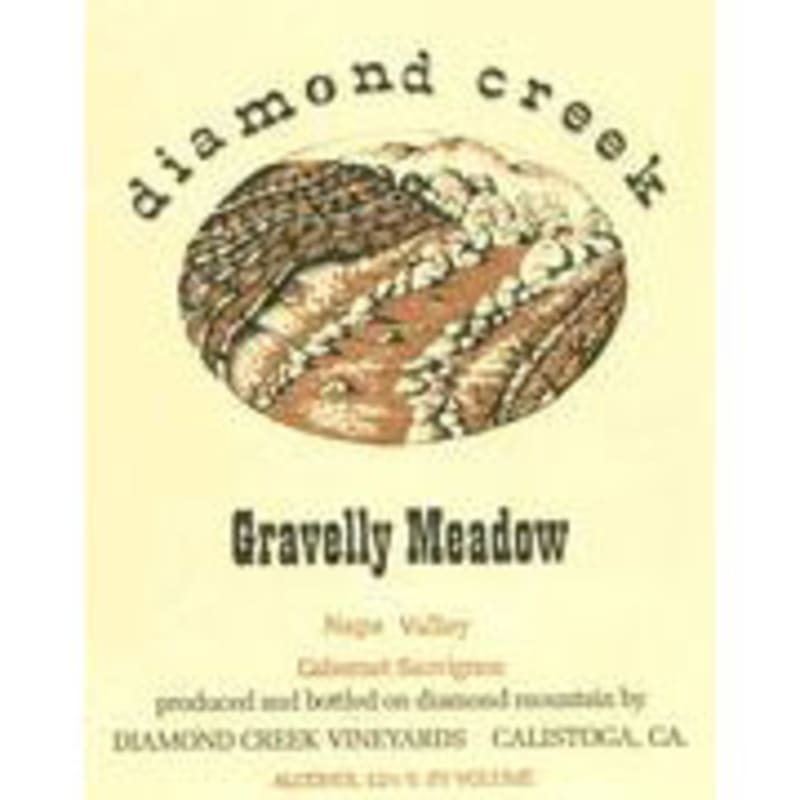 Diamond Creek Gravelly Meadow Cabernet Sauvignon 2003 Front Label
