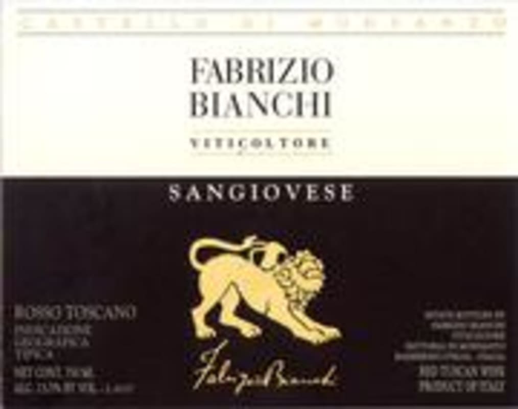 Castello di Monsanto Rosso Toscana Sangiovese Fabrizio 1995 Front Label