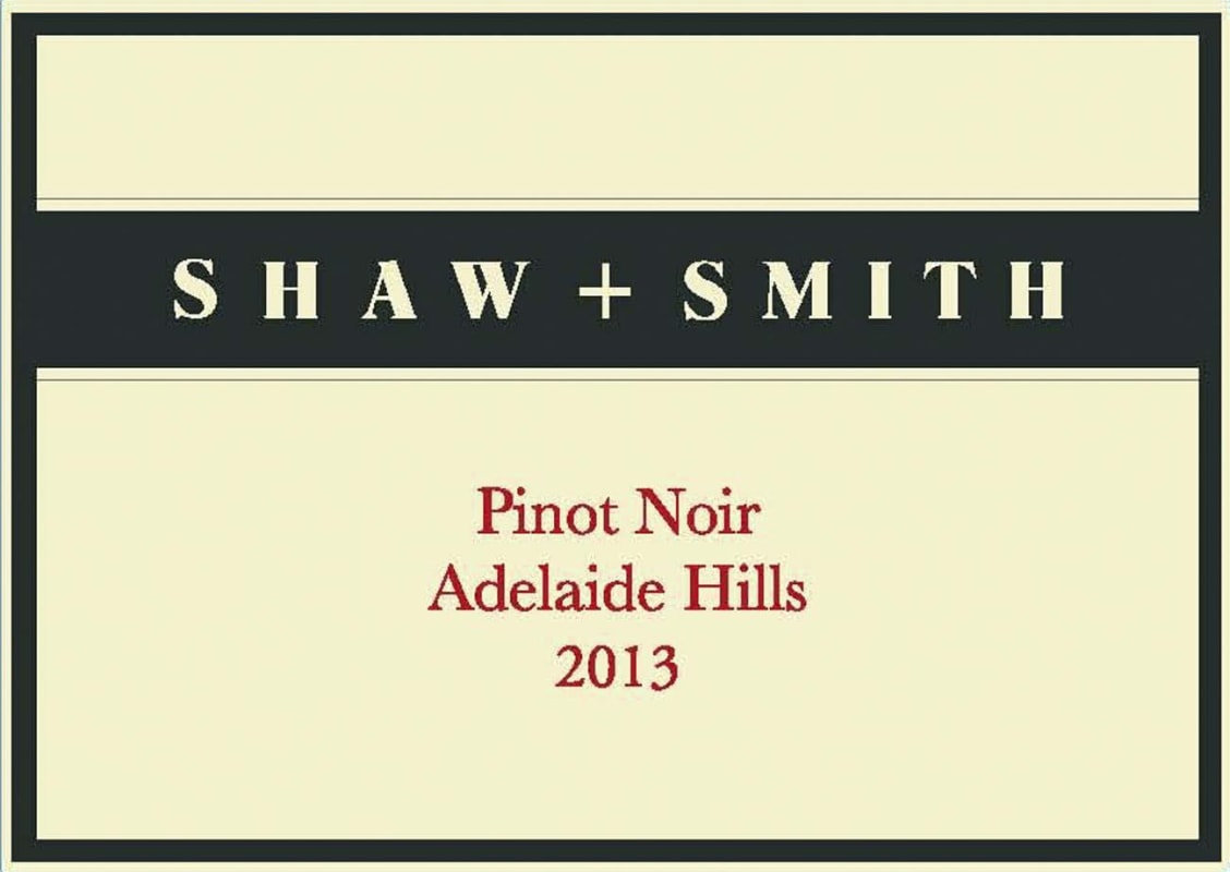 Shaw + Smith Pinot Noir 2013 Front Label