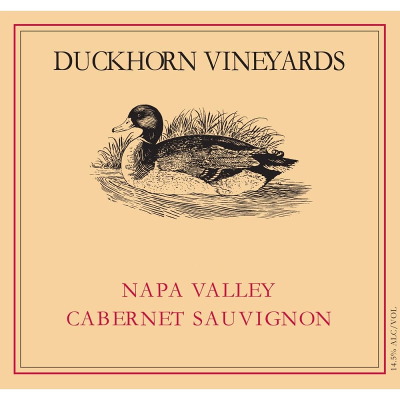 Duckhorn Napa Valley Cabernet Sauvignon (marked label) 1991 Front Label
