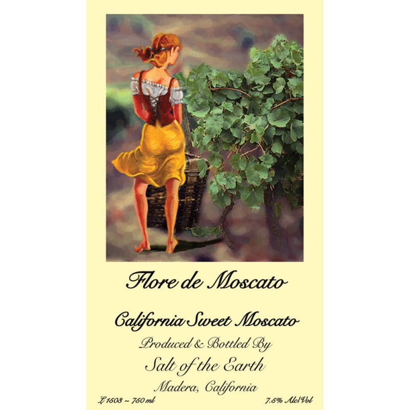 Salt of the Earth Flore de Moscato 2015 Front Label