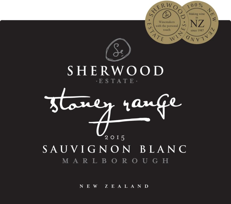 Sherwood Estate Stoney Range Sauvignon Blanc 2015 Front Label