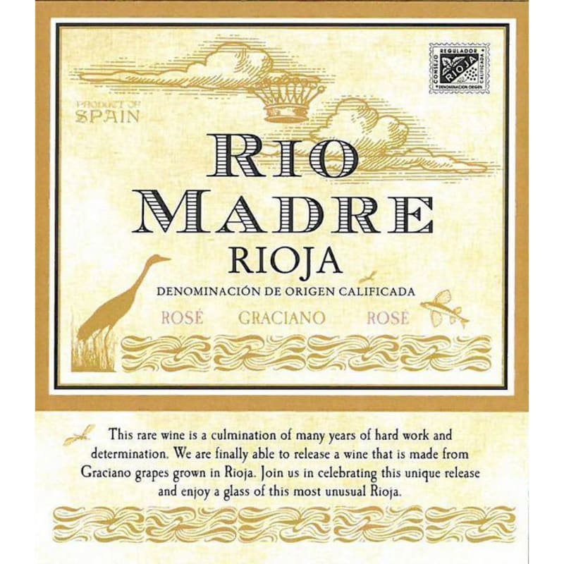 Bodegas y Vinedos Ilurce Rio Madre Rose 2015 Front Label