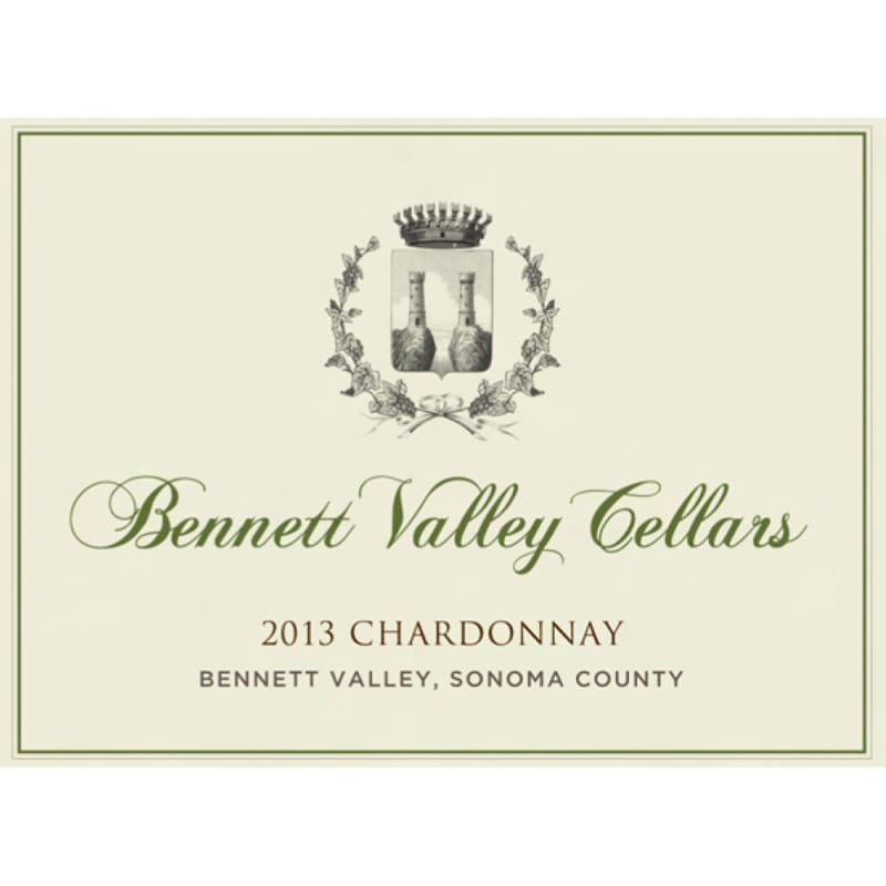 Bennett Valley Cellars Chardonnay 2013 Front Label