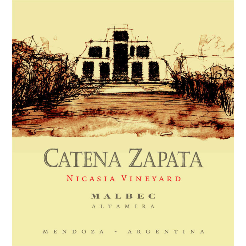 Catena Zapata Nicasia Vineyard Malbec 2011 Front Label