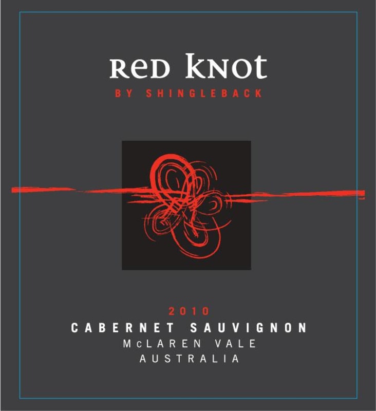 Shingleback Red Knot Cabernet Sauvignon 2010 Front Label