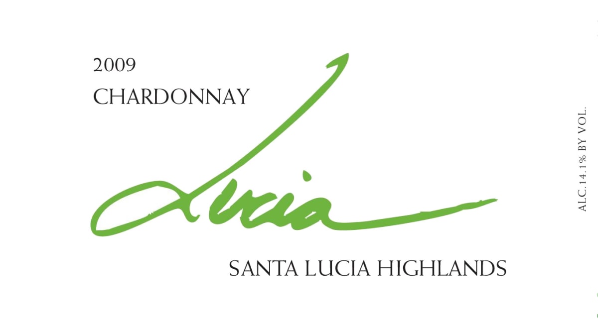 Lucia Vineyards Chardonnay 2009 Front Label