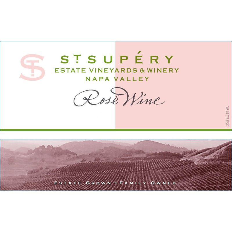 St. Supery Rose 2015 Front Label