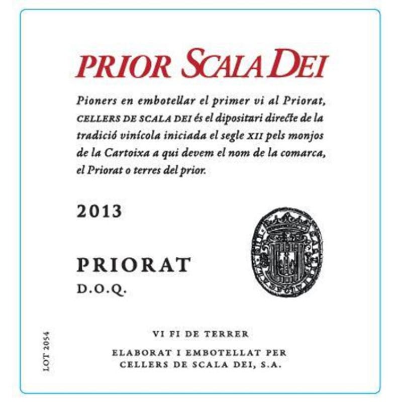 Scala Dei Priorat Prior 2013 Front Label