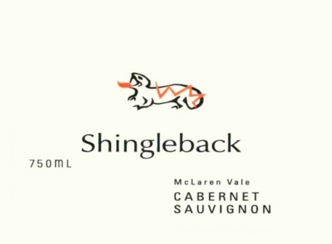 Shingleback Cabernet Sauvignon 2009 Front Label