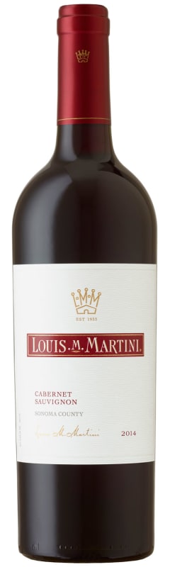 Louis Martini Sonoma Cabernet Sauvignon 2014 Front Bottle Shot
