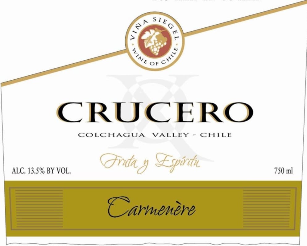 Vina Siegel Crucero Carmenere 2008 Front Label