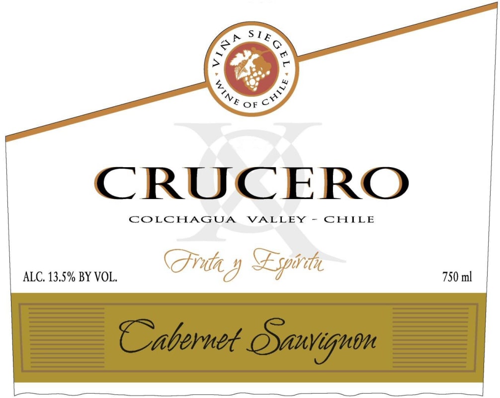 Vina Siegel Crucero Cabernet Sauvignon 2008 Front Label