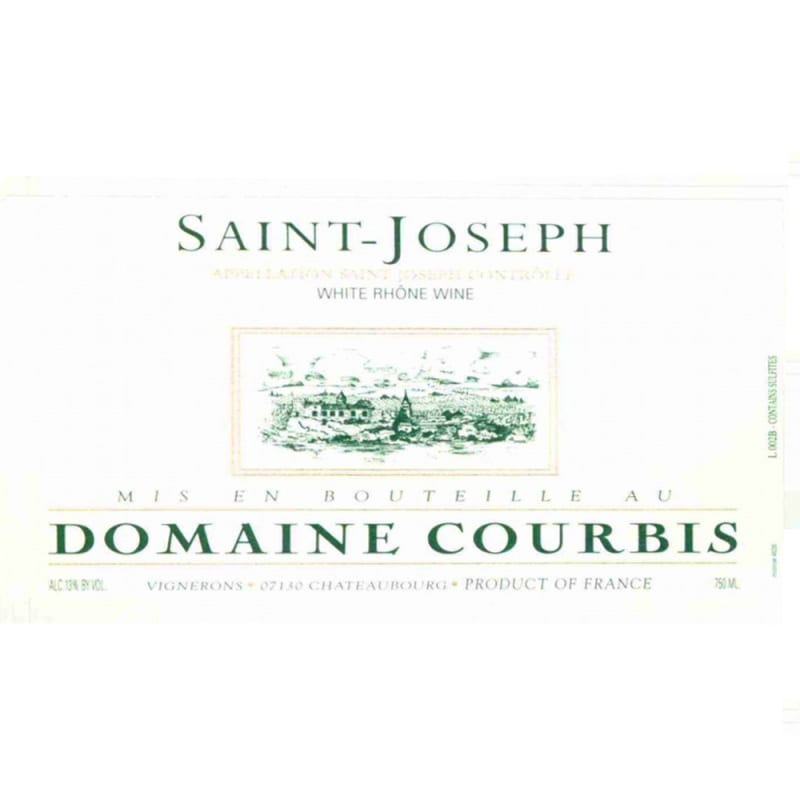 Courbis Saint-Joseph Blanc 2012 Front Label