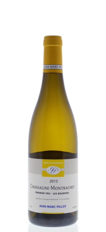 Domaine Jean-Marc Pillot Chassagne-Montrachet Les Baudines Premier Cru 2013 Front Bottle Shot