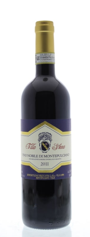 Villa Sant'Anna Vino Nobile di Montepulciano 2011 Front Bottle Shot