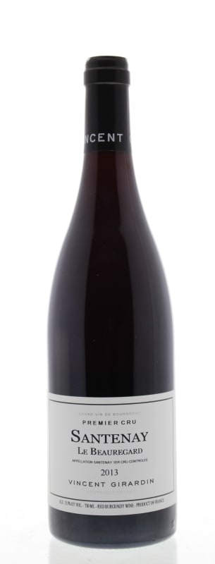 Vincent Girardin Santenay Le Beauregard Premier Cru 2013 Front Bottle Shot