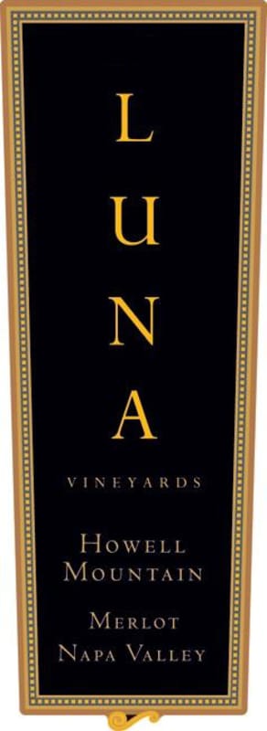 Luna Vineyards Merlot 2008 Front Label