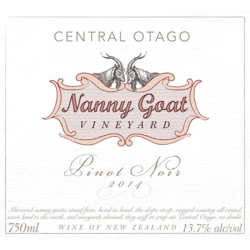 Nanny Goat Pinot Noir 2014 Front Label