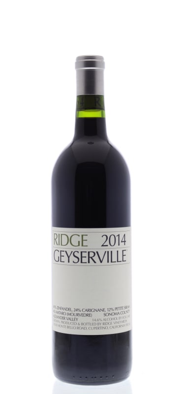 Ridge Geyserville 2014 Front Bottle Shot