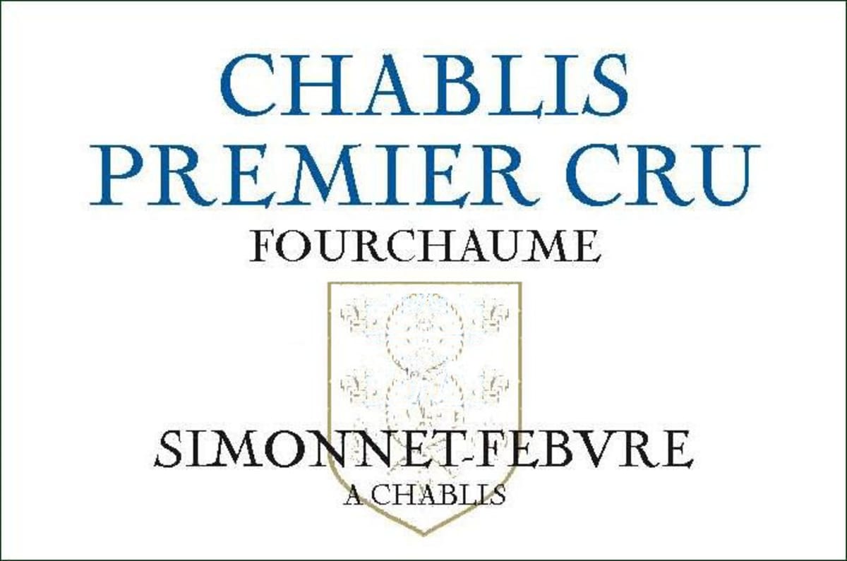 Simonnet-Febvre Chablis Fourchaume Premier Cru 2012 Front Label