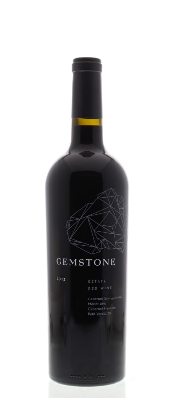 Gemstone Vineyard Estate Red Wine 2013 Front Bottle Shot