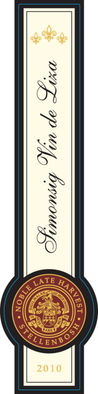 Simonsig Vin de Liza 2010 Front Label