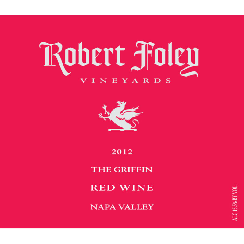 Robert Foley Vineyards The Griffin 2012 Front Label