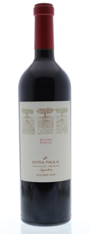 Dona Paula Alluvia Parcel Malbec 2010 Front Bottle Shot