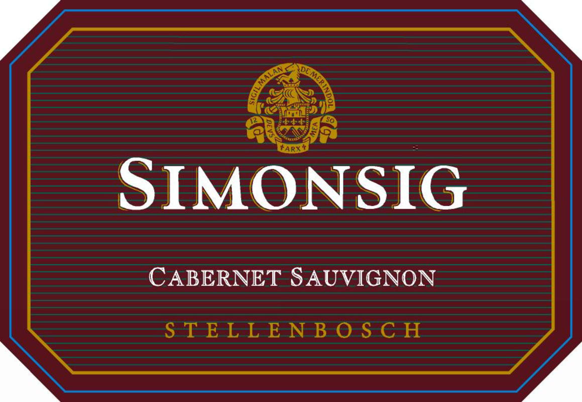 Simonsig Cabernet Sauvignon 2009 Front Label