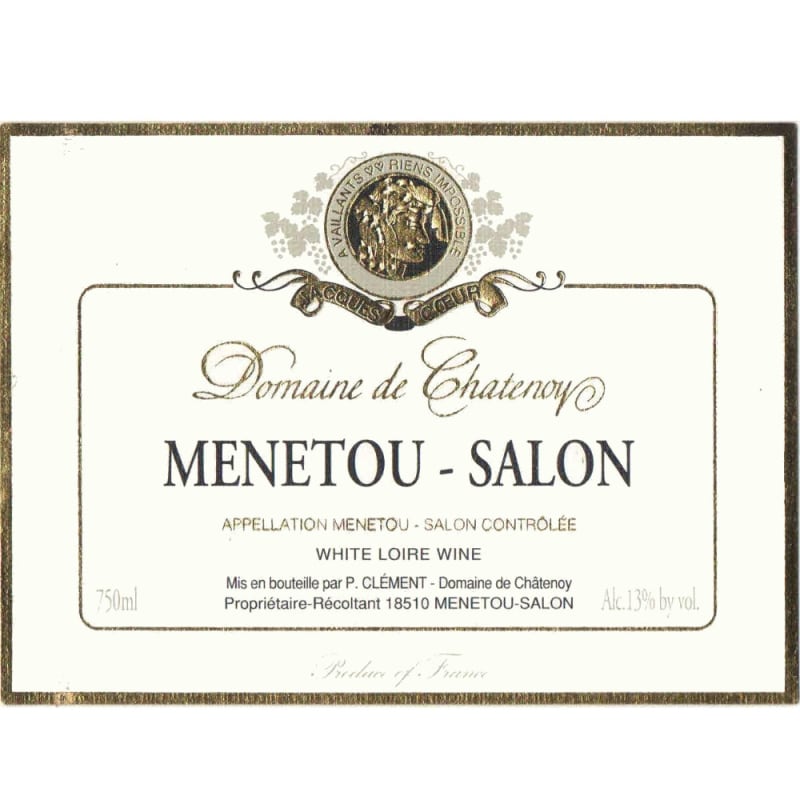 Isabelle and Pierre Clement Menetou Salon Blanc (375ML half-bottle) 2012 Front Label