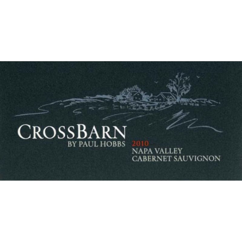 Crossbarn by Paul Hobbs Napa Valley Cabernet Sauvignon 2010 Front Label
