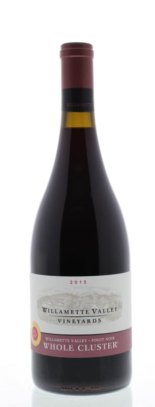 Willamette Valley Vineyards Whole Cluster Pinot Noir 2015 Front Bottle Shot