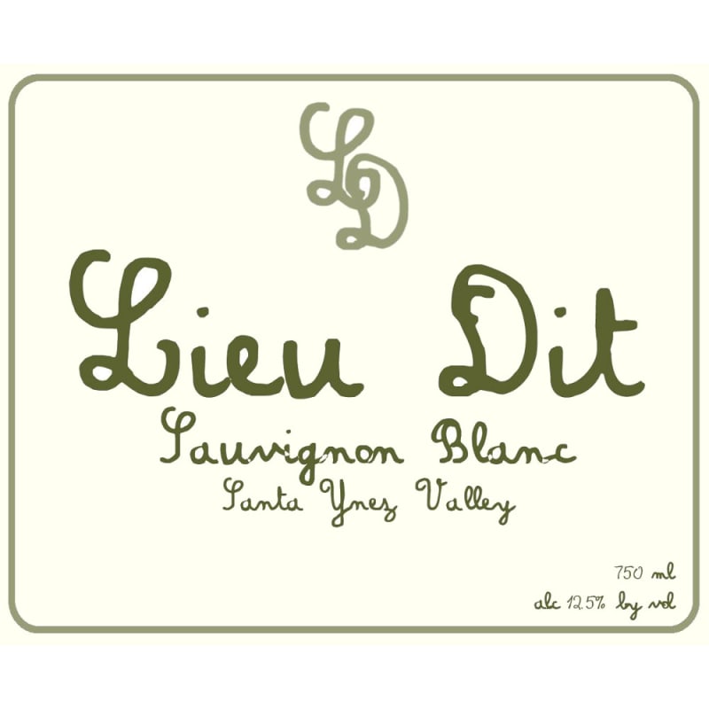 Lieu Dit Sauvignon Blanc 2014 Front Label