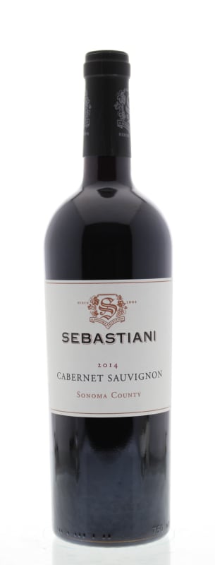 Sebastiani Sonoma County Cabernet Sauvignon 2014 Front Bottle Shot