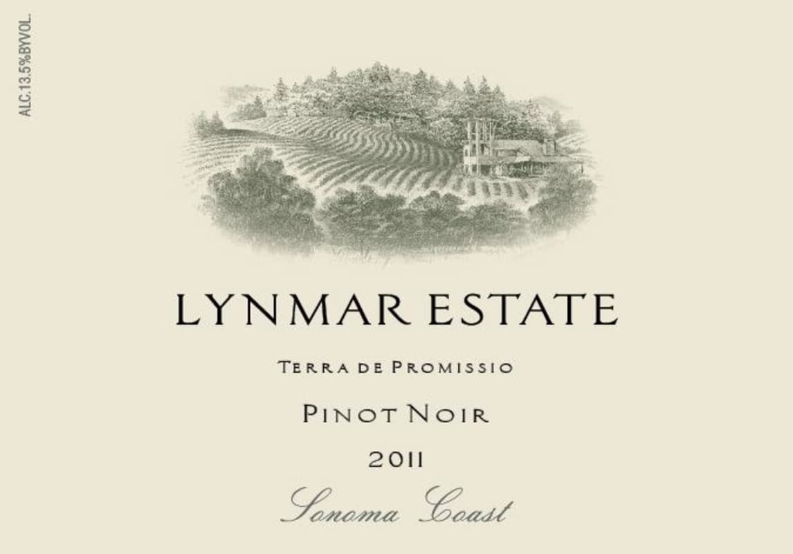 Lynmar Winery Terra De Promissio Pinot Noir 2011 Front Label