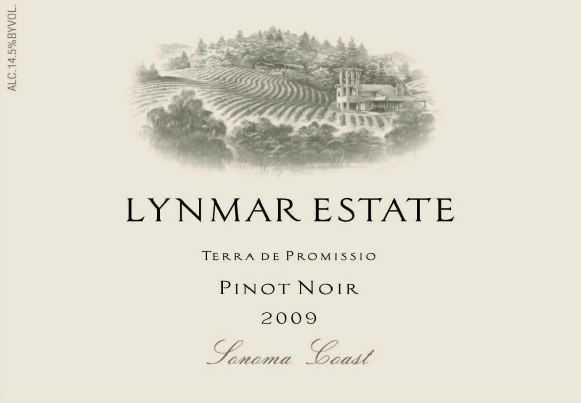 Lynmar Winery Terra De Promissio Pinot Noir 2009 Front Label