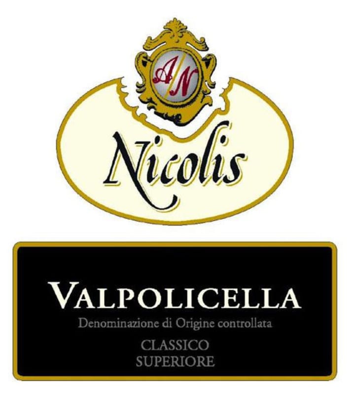 Nicolis Valpolicella Classico Superiore 2007 Front Label