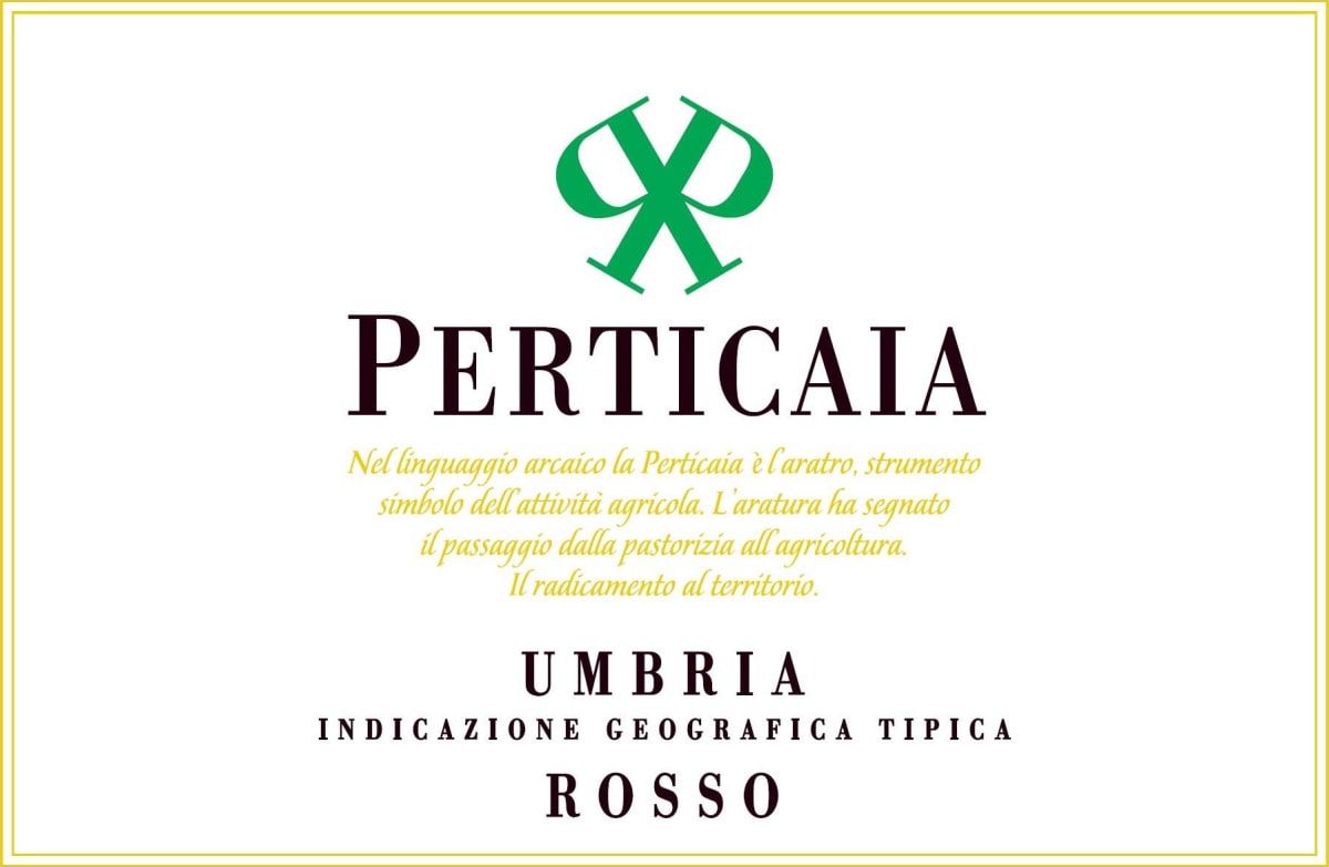 Perticaia Umbria Rosso 2012 Front Label