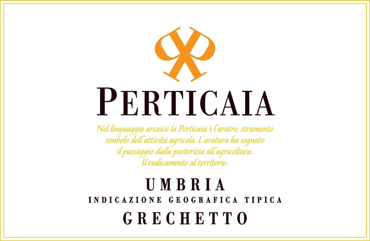 Perticaia Umbria Grechetto 2014 Front Label