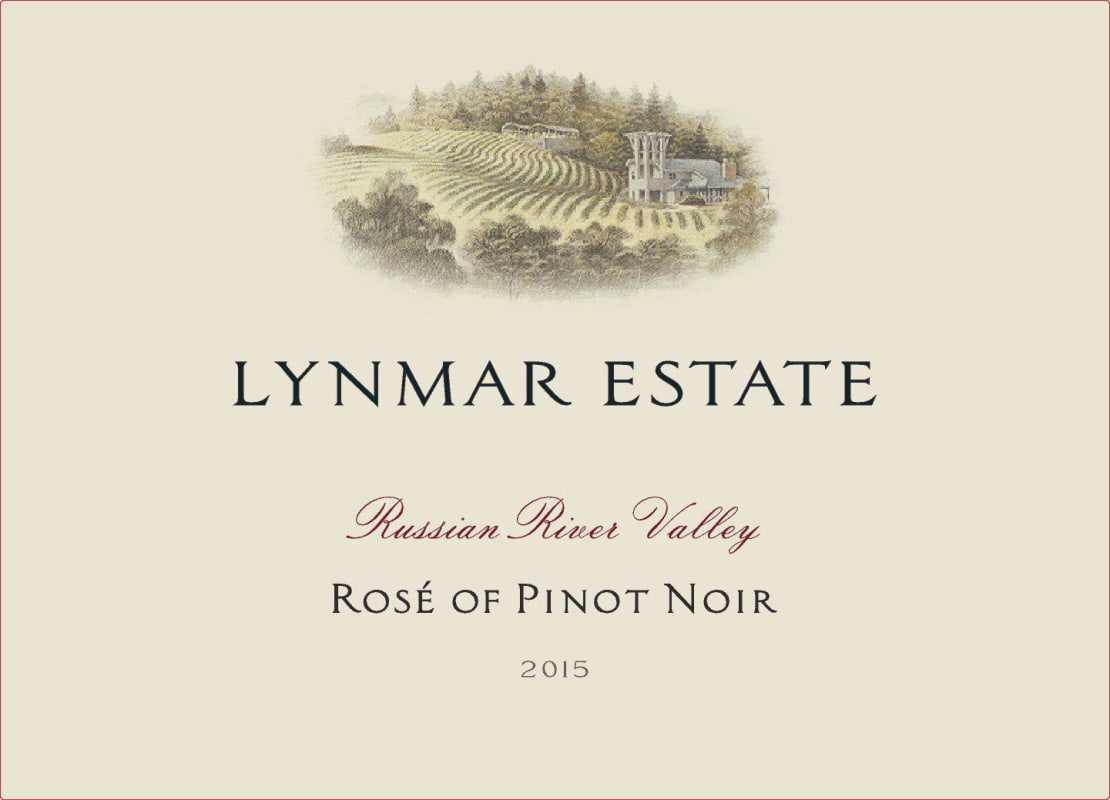 Lynmar Winery Rose of Pinot Noir 2015 Front Label