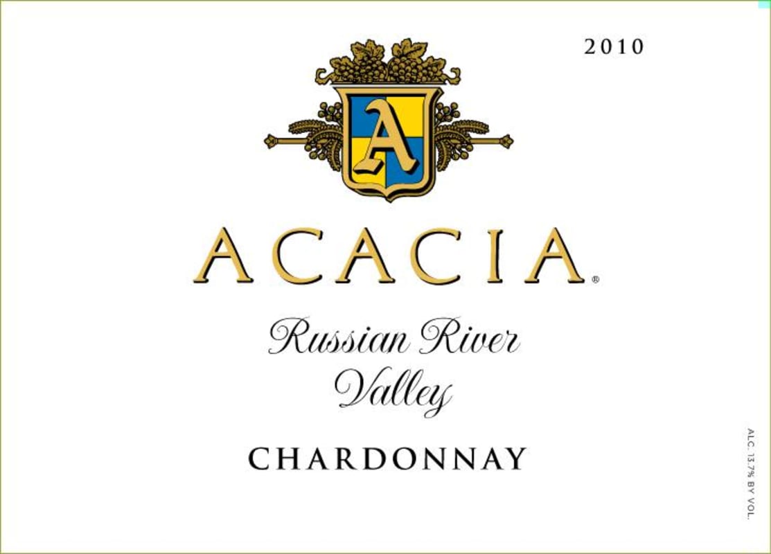 Acacia Chardonnay 2010 Front Label