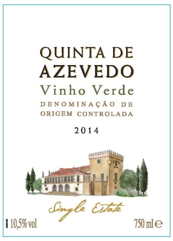 Sogrape Quinta de Azevedo 2014 Front Label