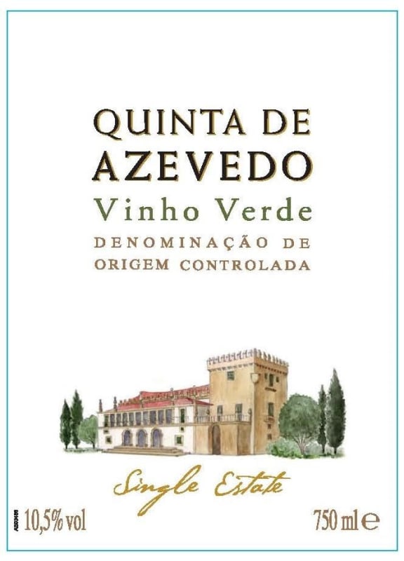 Sogrape Quinta de Azevedo 2015 Front Label