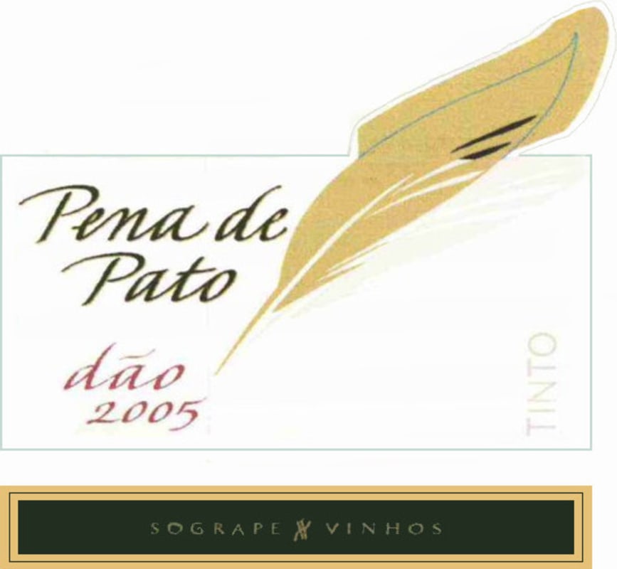 Sogrape Pena de Pato Tinto 2005 Front Label