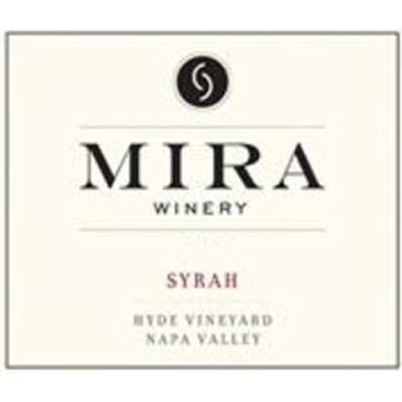 Mira Winery Hyde Vineyard Syrah 2012 Front Label