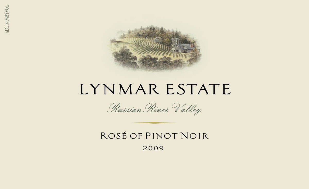 Lynmar Winery Rose of Pinot Noir 2009 Front Label