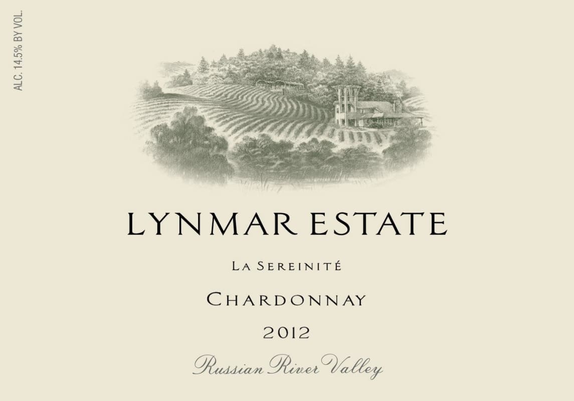 Lynmar Winery La Sereinite Chardonnay 2012 Front Label